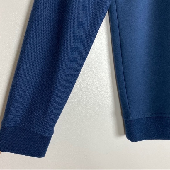 TED BAKER London Men’s Navy Livstay Slim Fit Quarter Zip Sweater Large - Picture 5 of 7